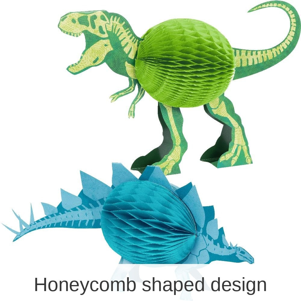 12/Case Bulk Dino Dig Centerpiece Honeycomb Shaped