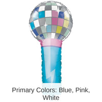 10/Case Bulk Birthday Beats Disco Party Microphone Balloons