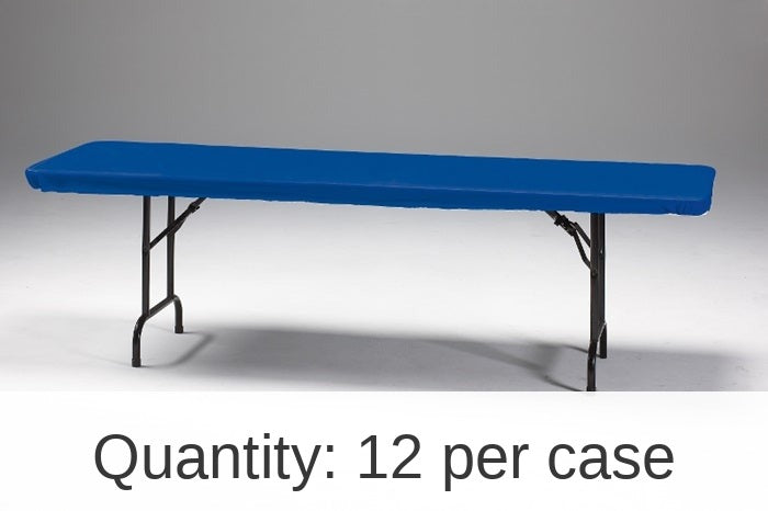 12/Case Bulk Royal Blue Stay Put 29" x 72" Table Covers