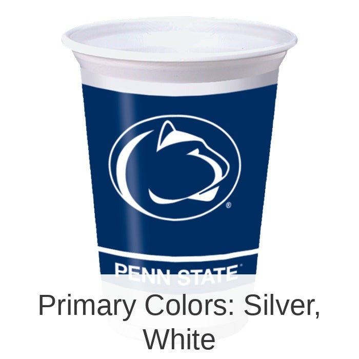 96/Case Bulk Penn State Nittany Lions 20 oz Plastic Cups