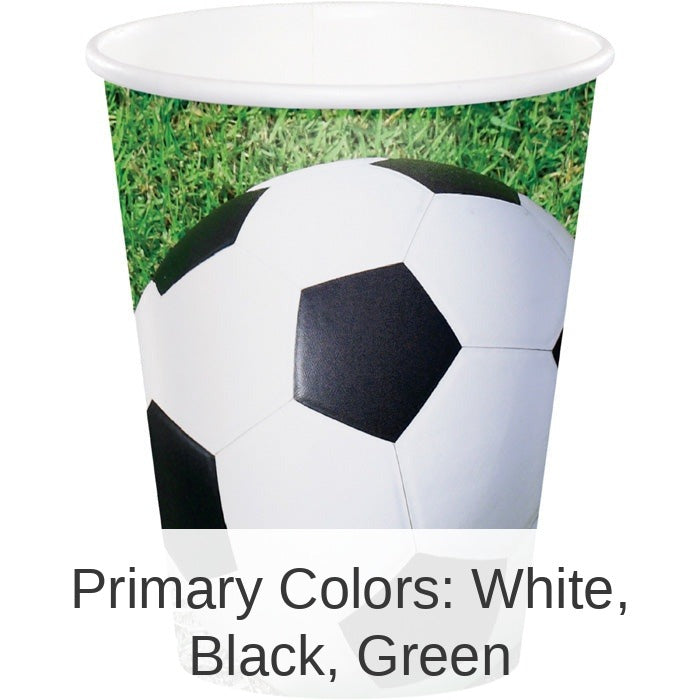96/Case Bulk Soccer 9 oz Cups