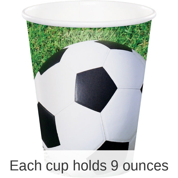 96/Case Bulk Soccer 9 oz Cups