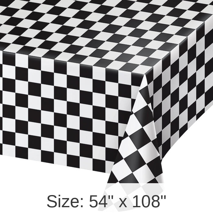 Creative Case Check Plastic Table Covers - Thumbnail 3