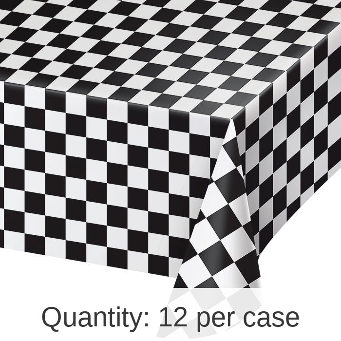 Creative Case Check Plastic Table Covers - Thumbnail 4