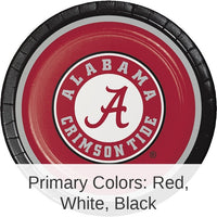96/Case Bulk Alabama Crimson Tide Dinner Plates