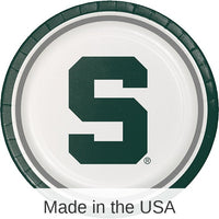 96/Case Bulk Michigan State Spartans Dinner Plate