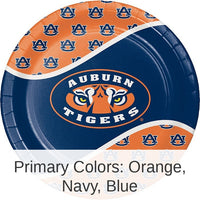 96/Case Bulk Auburn Tigers Dinner Plate