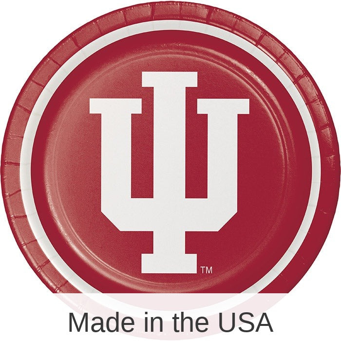 96/Case Bulk Indiana Hoosiers Dinner Plate