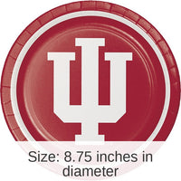 96/Case Bulk Indiana Hoosiers Dinner Plate