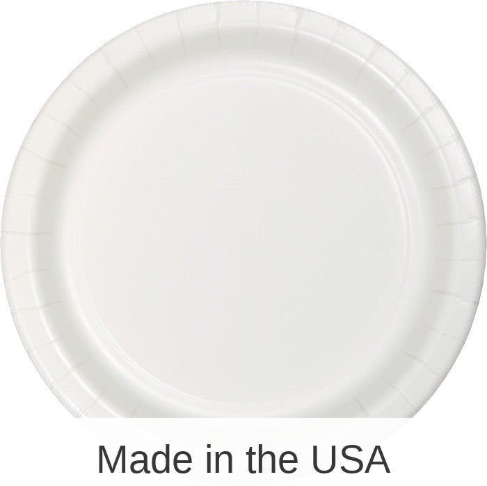 240/Case Bulk White Sturdy Style 8.75 inch Dinner Plates