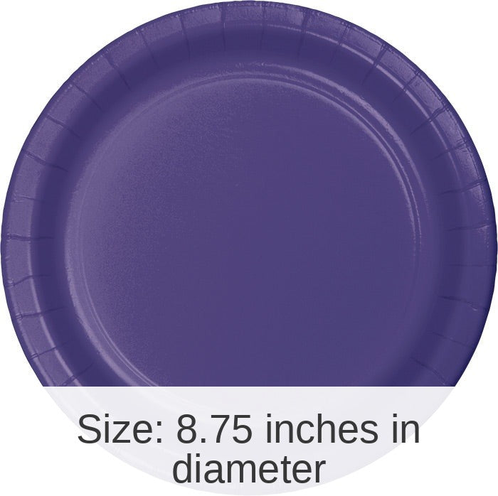 240/Case Bulk Purple Sturdy Style 8.75 inch Dinner Plates