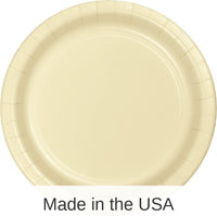 240/Case Bulk Ivory Sturdy Style 8.75 inch Dinner Plates