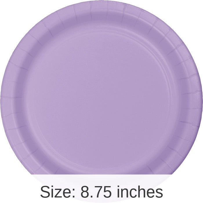 240/Case Bulk Luscious Lavender Sturdy Style 8.75 inch Dinner Plates