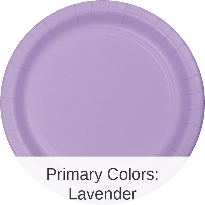 240/Case Bulk Luscious Lavender Sturdy Style 8.75 inch Dinner Plates