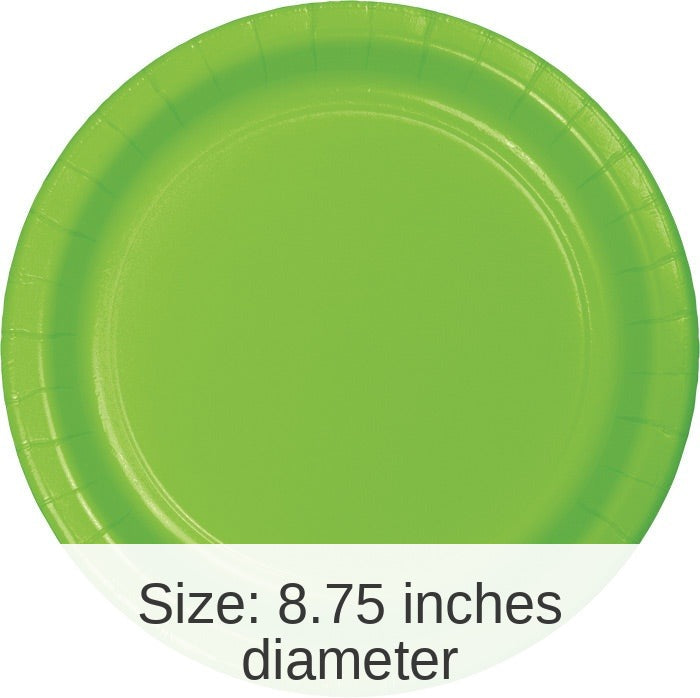 240/Case Bulk Fresh Lime Sturdy Style 8.75 inch Dinner Plates
