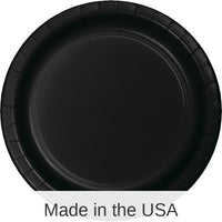 900/Case Bulk Black Velvet 8.75 inch Dinner Plates