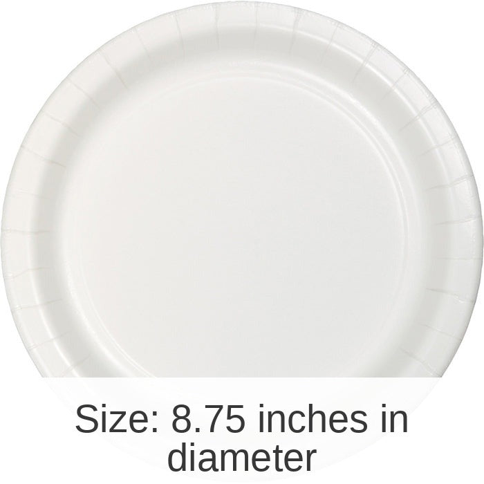 900/Case Bulk White 8.75 inch Dinner Plates