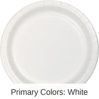 900/Case Bulk White 8.75 inch Dinner Plates