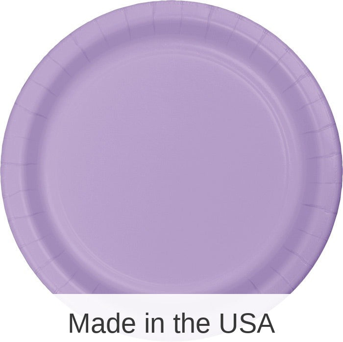 240/Case Bulk Luscious Lavender Sturdy Style Paper Banquet Plates 10.25 inch