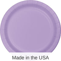240/Case Bulk Luscious Lavender Sturdy Style Paper Banquet Plates 10.25 inch