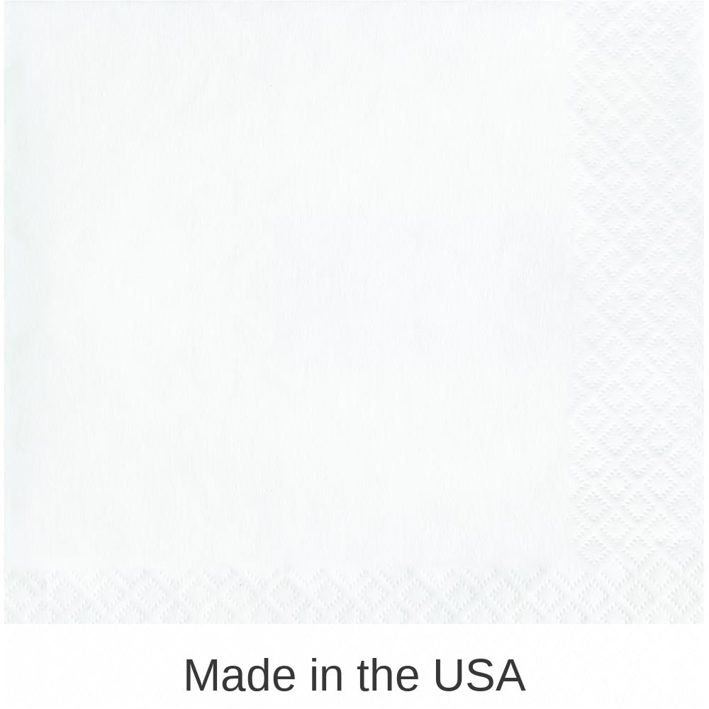 240/Case Bulk White Value Friendly Luncheon Napkins
