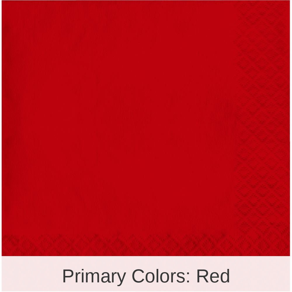 240/Case Bulk Classic Red Value Friendly Luncheon Napkins