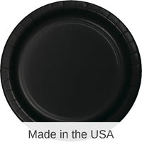 96/Case Bulk Black Velvet Value Friendly Dessert Plates