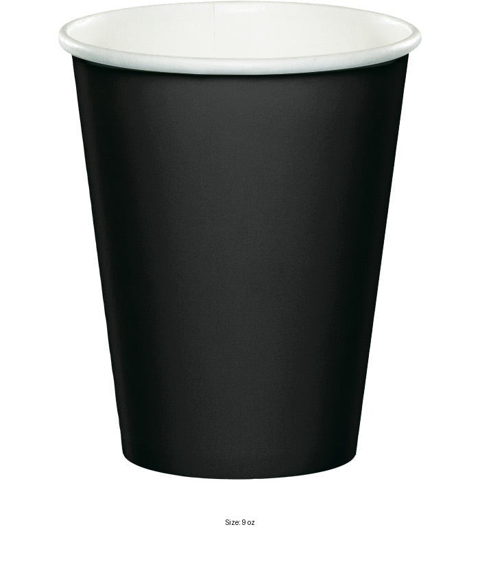 240/Case Bulk Black Velvet 9 oz Hot & Cold Cups