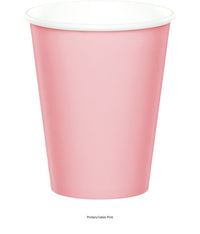 240/Case Bulk Classic Pink 9 oz Hot & Cold Cups