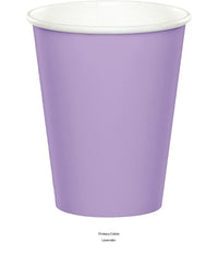 240/Case Bulk Luscious Lavender 9 oz Hot & Cold Cups