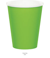 240/Case Bulk Fresh Lime 9 oz Hot & Cold Cups