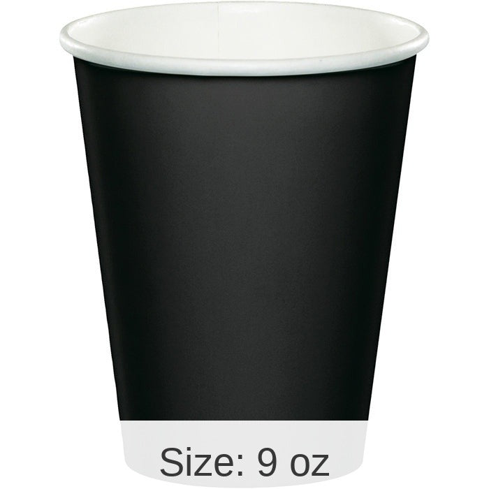 96/Case Bulk Black Velvet Value Friendly 9 oz Hot & Cold Cups