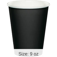 96/Case Bulk Black Velvet Value Friendly 9 oz Hot & Cold Cups