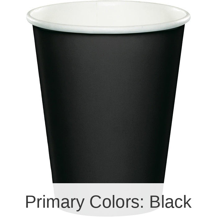 96/Case Bulk Black Velvet Value Friendly 9 oz Hot & Cold Cups