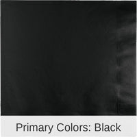 250/Case Bulk Black Velvet Dinner Napkins 3 Ply