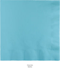 250/Case Bulk Pastel Blue Dinner Napkins 3 Ply