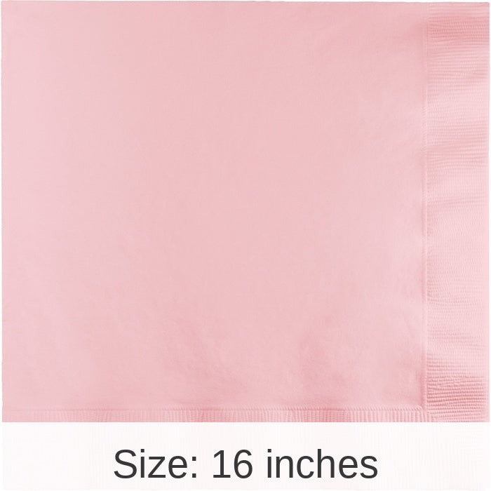 250/Case Bulk Classic Pink Dinner Napkins 3 Ply