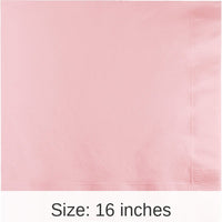 250/Case Bulk Classic Pink Dinner Napkins 3 Ply
