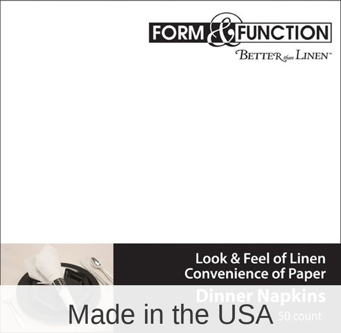 600/Case Bulk White Better than Linen Dinner Napkins Catering Pack