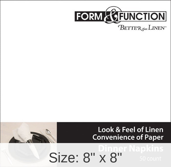600/Case Bulk White Better than Linen Dinner Napkins Catering Pack