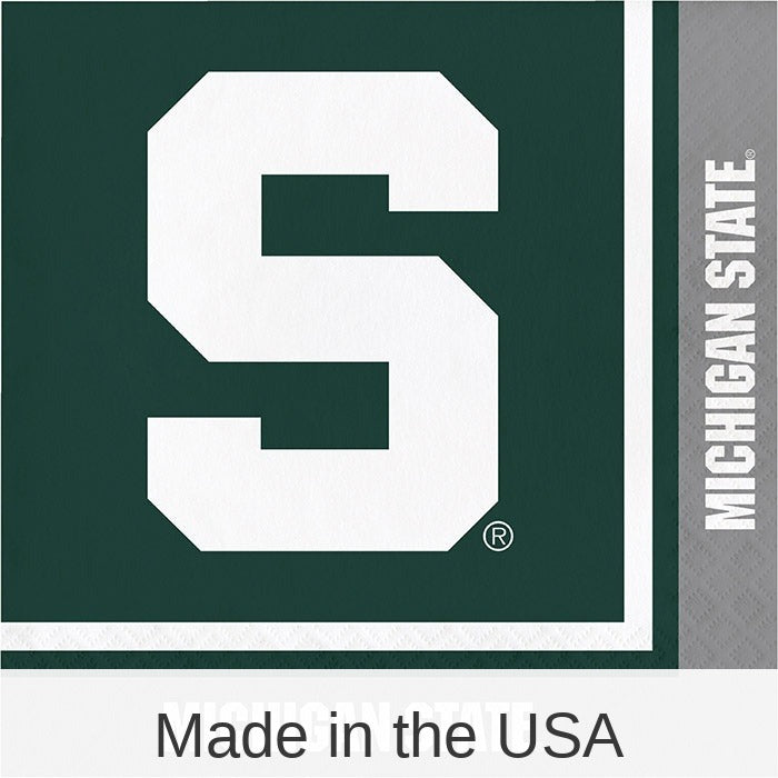 240/Case Bulk Michigan State Spartans Luncheon Napkin