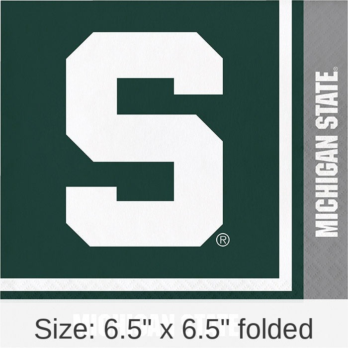 240/Case Bulk Michigan State Spartans Luncheon Napkin