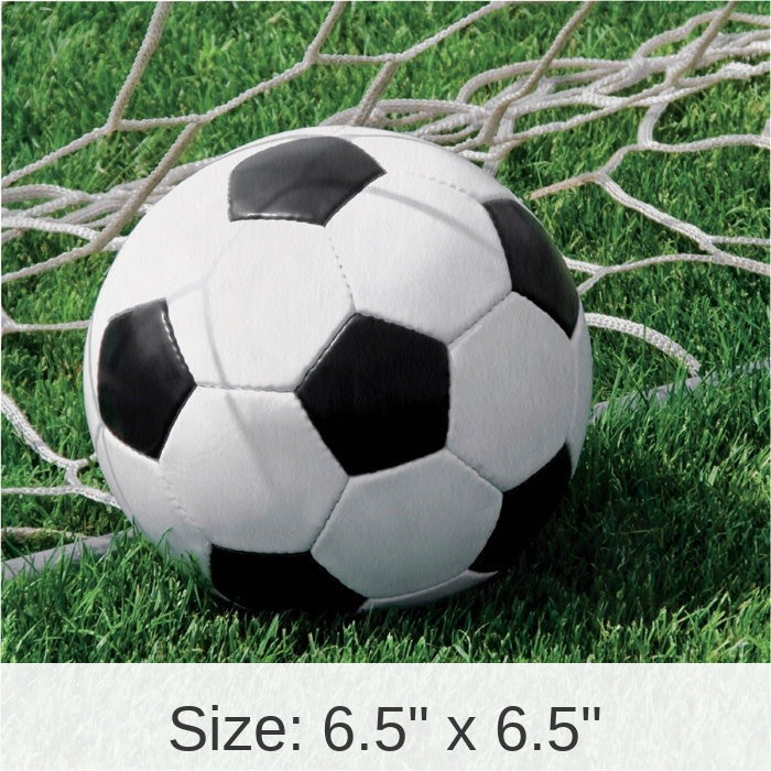216/Case Bulk Soccer Luncheon Napkins