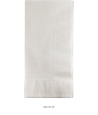 600/Case Bulk White 2 Ply Dinner Napkins