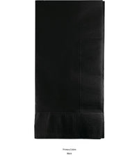 600/Case Bulk Black Velvet 2 Ply Dinner Napkins