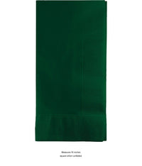 600/Case Bulk Hunter Green 2 Ply Dinner Napkins