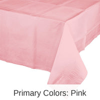 6/Case Bulk Classic Pink Paper Table Covers 54