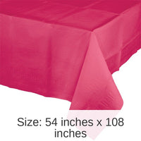 6/Case Bulk Hot Magenta Paper Table Covers 54