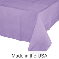 6/Case Bulk Luscious Lavender Paper Table Covers 54