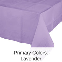 6/Case Bulk Luscious Lavender Paper Table Covers 54